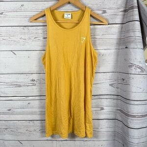 Gymshark Women’s Mustard Yellow Tank Top Size XS